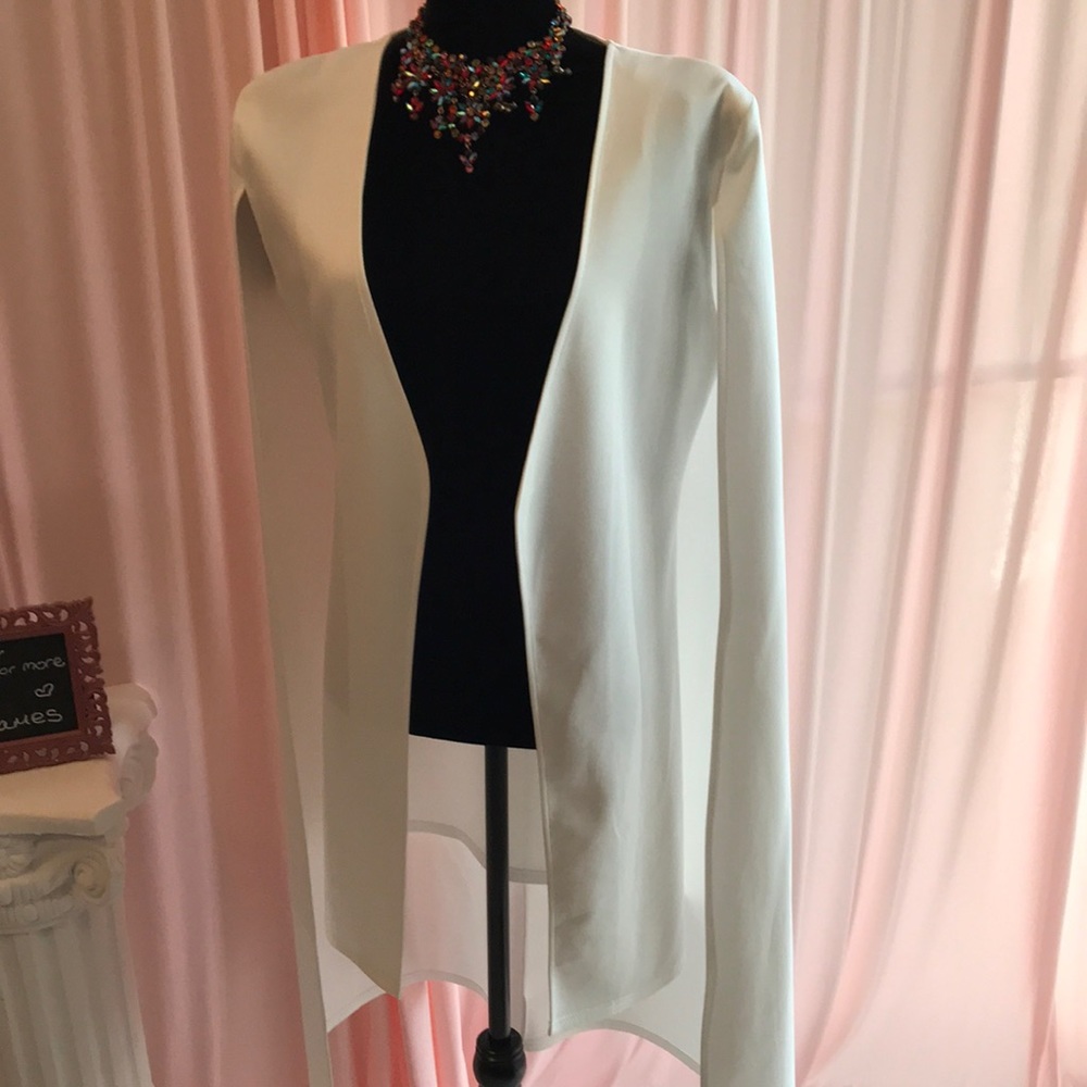 White Cape blazer